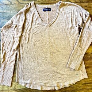 A&F cozy knit long sleeve L